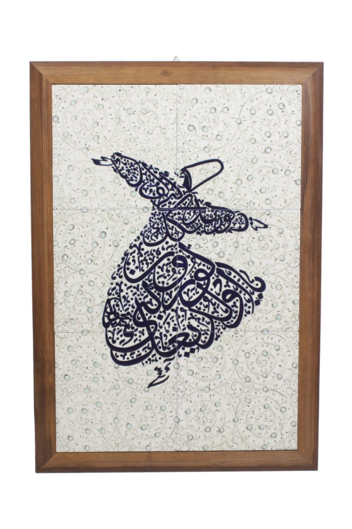 Haliç Zemin Semazen Dekorlu Ahşap Çerçeve Tablo 30x40cm