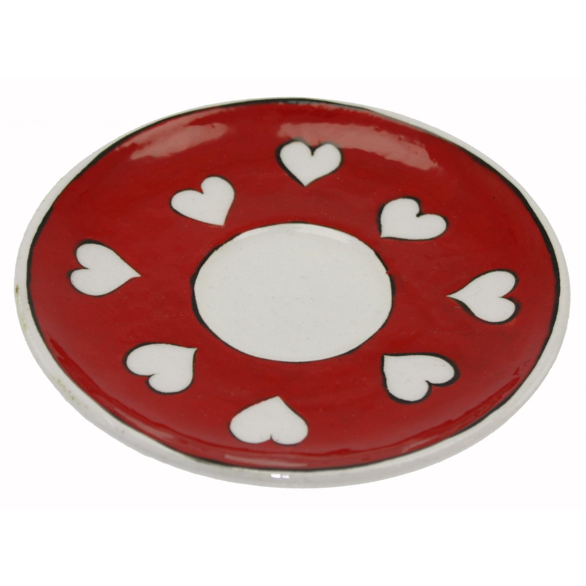 Hunili Kediler Patchwork Dekorlu Ve Lokumluklu 2 Li Çini Kahve Fincan Seti 5x8 Cm