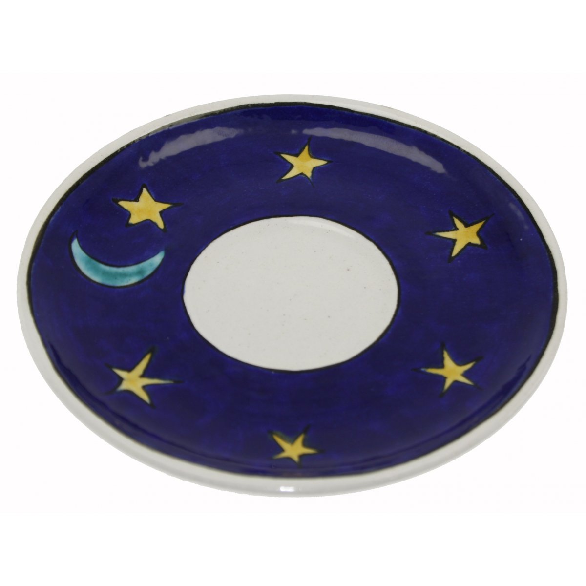 Hunili Kediler Patchwork Dekorlu Ve Lokumluklu 2 Li Çini Kahve Fincan Seti 5x8 Cm